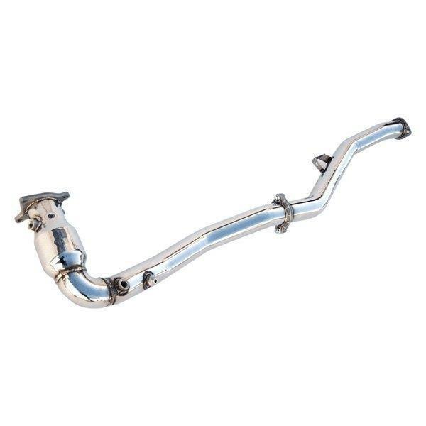 Invidia R400 Turbo Back Exhaust - Straight Cut Polished Stainless Tips - Subaru WRX 15-21 (6MT) - Revzone