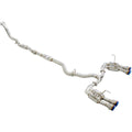 Invidia R400 Turbo Back Exhaust - Straight Cut Polished Stainless Tips - Subaru WRX 11-14/STI 11-21 (5MT/6MT) - Revzone