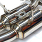 Invidia R400 Turbo Back Exhaust - Straight Cut Titanium Blue Tips - Subaru WRX 15-21 (6MT)