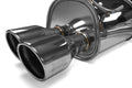 Invidia Q300 Turbo Back Exhaust - Rolled Polished Stainless Tips - Subaru WRX 15-21 (6MT) - Revzone