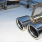 Invidia Q300 Turbo Back Exhaust - Rolled Polished Stainless Tips - Subaru WRX 15-21 (CVT Auto)