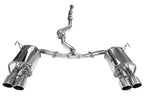 Invidia Q300 Turbo Back Exhaust - Rolled Polished Stainless Tips - Subaru WRX 11-14/STI 11-21 (5MT/6MT) - Revzone
