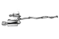 Invidia Q300 Turbo Back Exhaust - Rolled Titanium Blue Tips - Subaru WRX 15-21 (6MT) - Revzone