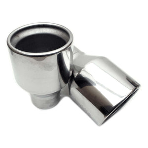 Invidia Q300 Turbo Back Exhaust - Rolled Titanium Blue Tips - Subaru WRX 15-21 (CVT Auto)