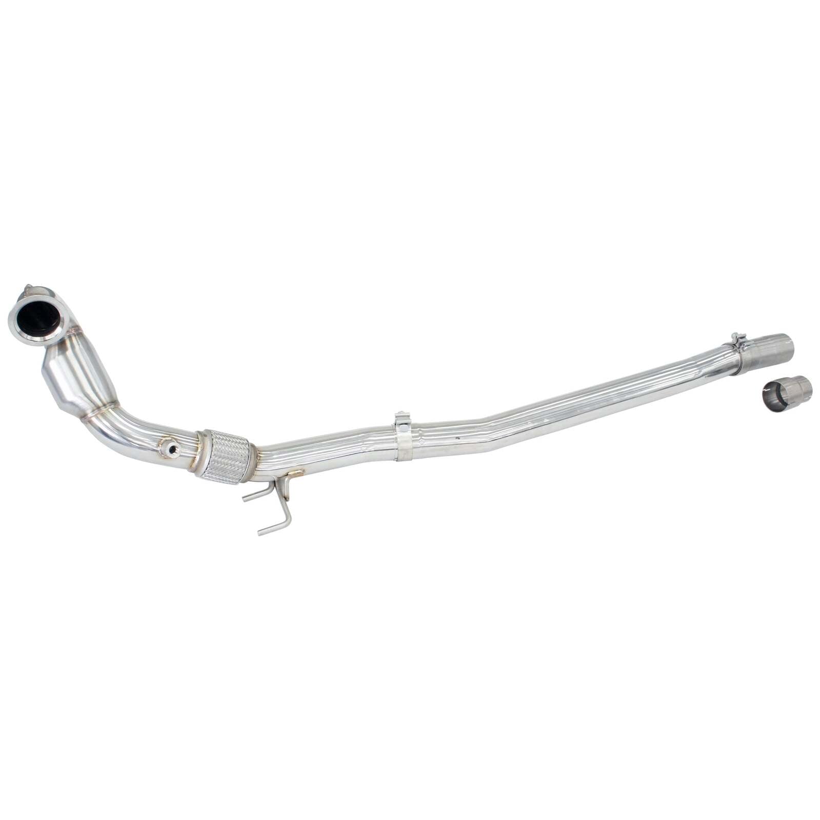 Invidia R400 Valved Turbo Back Exhaust w/Round Tips - Straight Cut Black Stainless Tips - VW Golf R Mk7.5 - Revzone