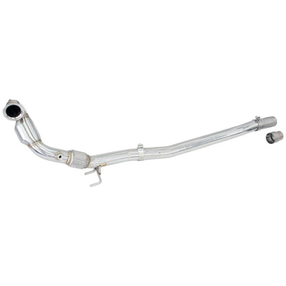 Invidia R400 Valved Turbo Back Exhaust w/Round Tips - Straight Cut Black Stainless Tips - VW Golf R Mk7.5