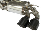 Invidia R400 Valved Turbo Back Exhaust w/Round Tips - Straight Cut Black Stainless Tips - VW Golf R Mk7.5 - Revzone
