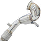 Invidia R400 Valved Turbo Back Exhaust w/Round Tips - Straight Cut Black Stainless Tips - VW Golf R Mk7.5