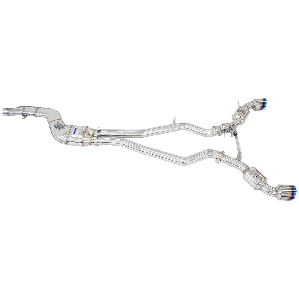 Invidia Dual N1 Valved Turbo Back Exhaust w/Catless Down Pipe - Toyota Supra A90 19+ - Revzone