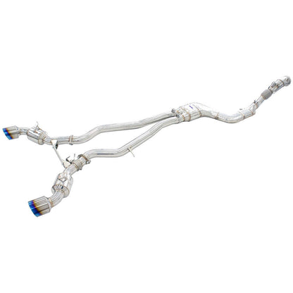 Invidia Dual N1 Valved Turbo Back Exhaust w/Catted Down Pipe - Toyota Supra A90 19+