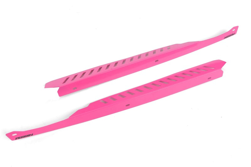 PERRIN 08-14 Subaru WRX/STI / 08-11 Impreza Fender Shroud Set - Hyper Pink - PSP-ENG-549HP