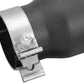 aFe MACHForce XP 3in Inlet x 4in Outlet x 9in Length Clamp-On Black Tip - 49T30401-B09