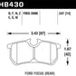Hawk HPS Street Brake Pads - HB430F.547