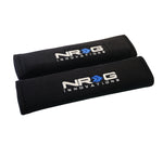 NRG Seat Belt Pads 2.7in. W x 11in. L (Black) Short - 2pc - SBP-27BK