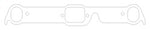 Cometic Pontiac 326-455 V8 .064in ArmorCore Exhaust Manifold Gasket Set - C5147-064