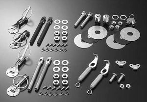 Cusco BODY PinS For HOOD ALUMinUM-Black Universal - 00B 817 AB