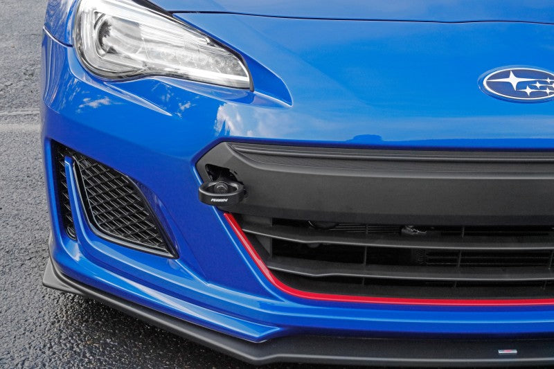 PERRIN 18-21 Subaru WRX & STI / 13-25 BRZ / 17-20 Toyota 86 Tow Hook Kit (Front) - Flat Black - PSP-BDY-235BK