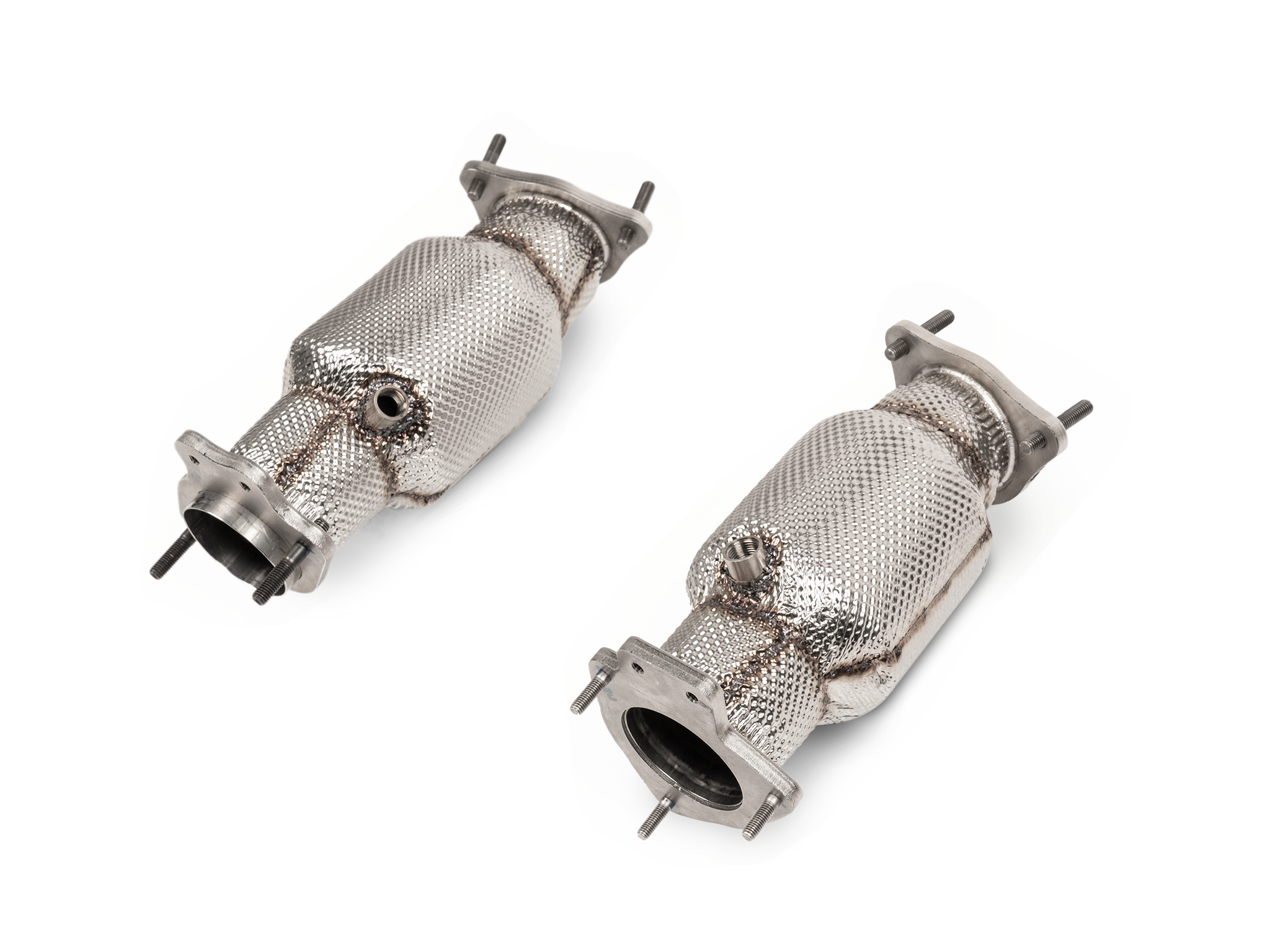 Akrapovic Link Pipe Set w Cat (SS) - Chevrolet Corvette Stingray (C8) 2026+ - L-CO/SS/1 - Revzone
