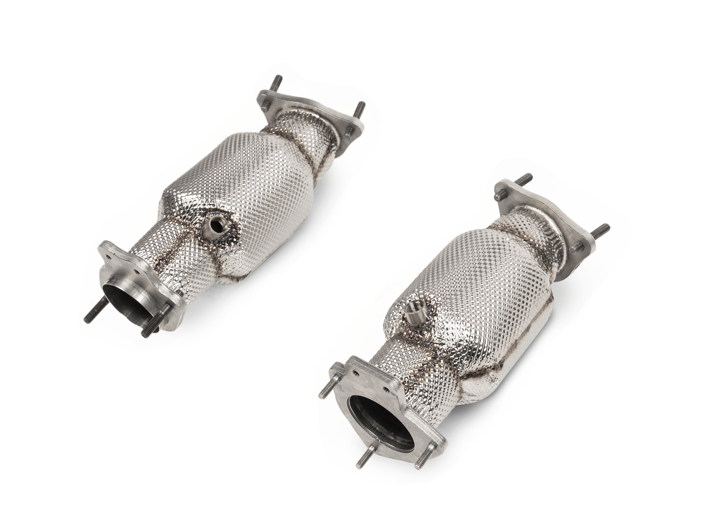 Akrapovic Link Pipe Set w Cat (SS) - Chevrolet Corvette Stingray (C8) 2026+ - L-CO/SS/1 - Revzone