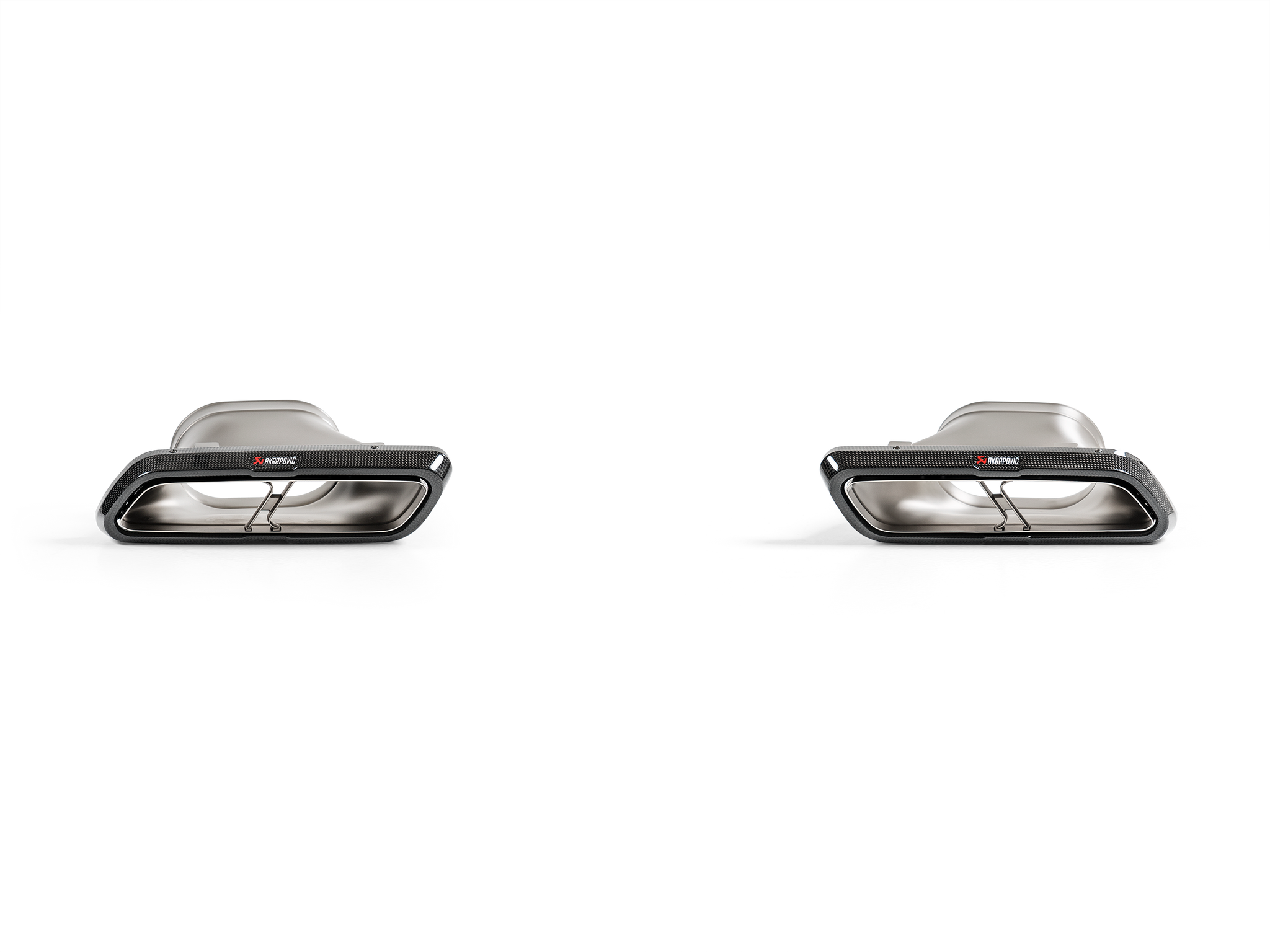 Akrapovic Tail pipe set (Carbon) - High Gloss - Mercedes-AMG E 63/E 63 S Sedan/Estate (W213/S213) 2020+ - TP-CT/46/G - Revzone