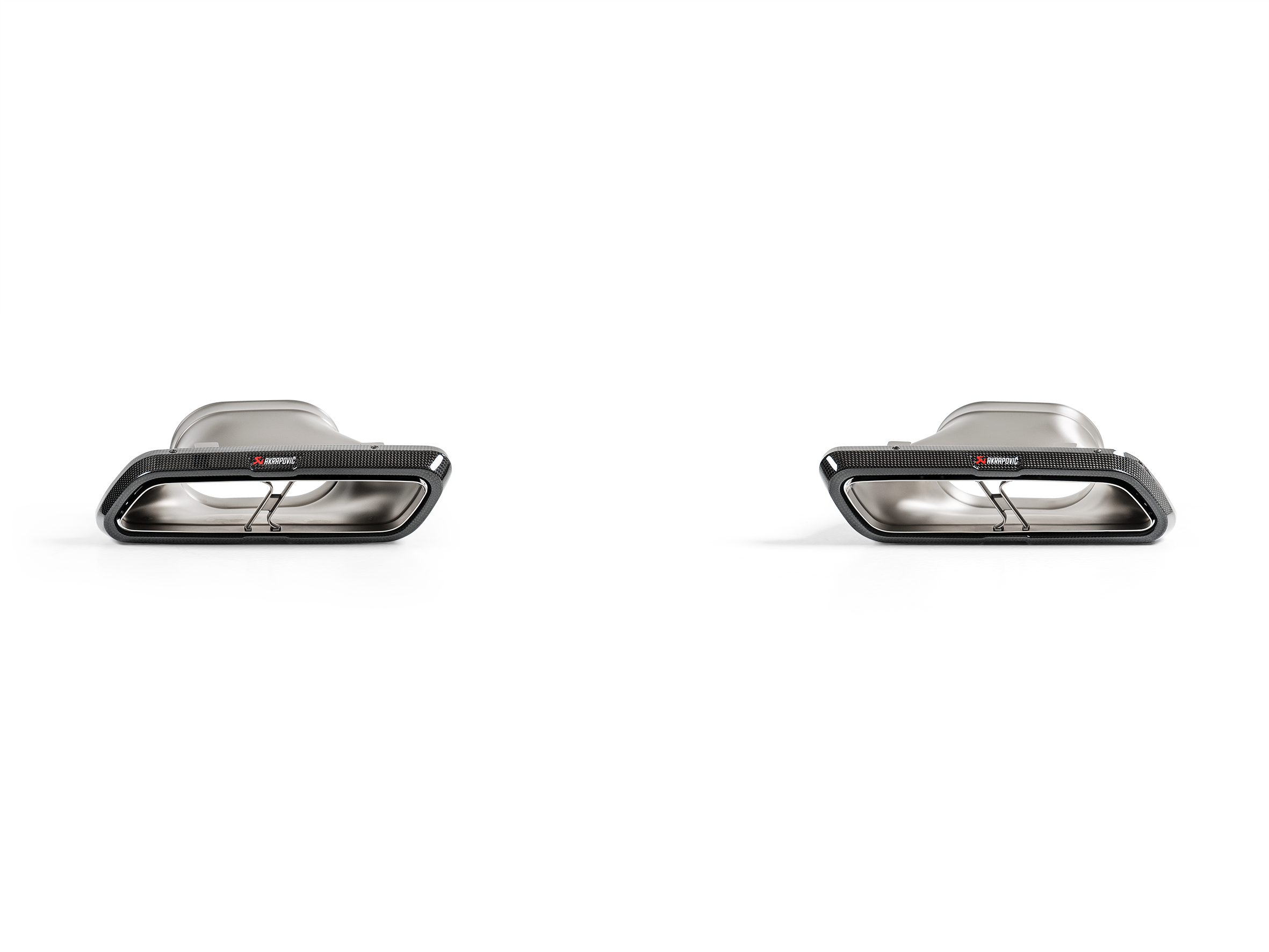 Akrapovic Tail pipe set (Carbon) - High Gloss - Mercedes-AMG E 63/E 63 S Sedan/Estate (W213/S213) 2020+ - TP-CT/46/G - Revzone