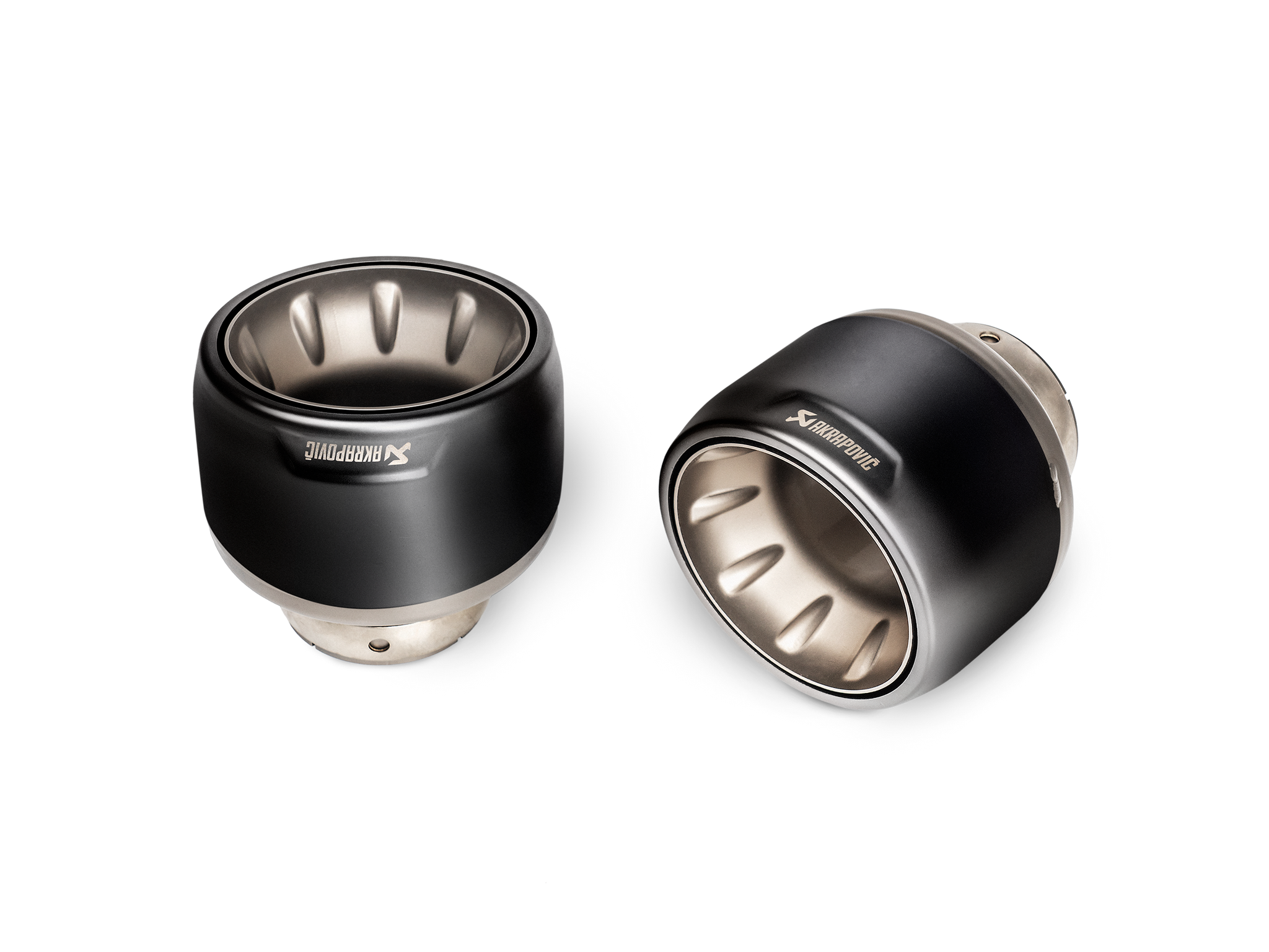 Akrapovic Tail pipe set (Titanium) - Black - Porsche 718 Cayman GT4 / Spyder 2023+ - TP-T/S/28 - Revzone
