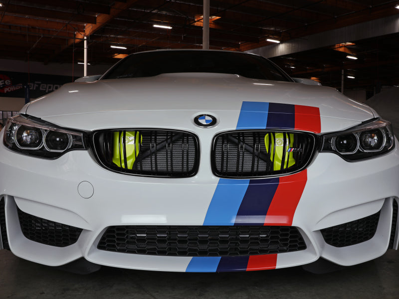 aFe Magnum FORCE Dynamic Air Scoop 15-18 BMW M3/15-20 M4 - Yellow - 54-13032SE
