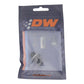 DeatschWerks 6AN Male Flare to M12 X 1.5 Male Metric Adapter (Incl Washer) - Anodized Matte Black - 6-02-0613-B