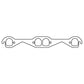 Cometic Chevy Gen1 Small Block V8 .060in HTS Exhaust Mani Gskt Set-1.710in x 1.550in Brodix D Ports - C15199