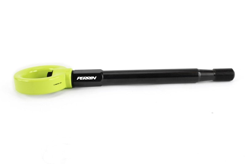 PERRIN 08-14 Subaru WRX & STI / 08-11 Impreza / 05-09 Legacy Tow Hook Kit (Front) - Neon Yellow - PSP-BDY-231NY