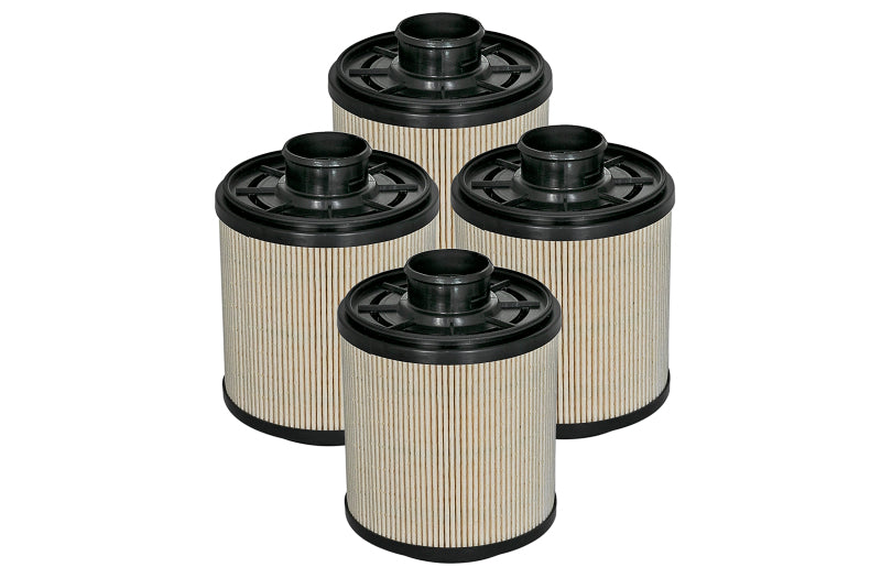 aFe Pro GUARD D2 Fuel Filter 11-17 Ford Diesel Trucks V8 6.7L (td) (4 Pack) - 44-FF014E-MB