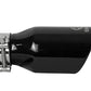 aFe Takeda 304 Stainless Steel Clamp-On Exhaust Tip 2.5in.Inlet / 4in Outlet - Black - 49T25404-B08