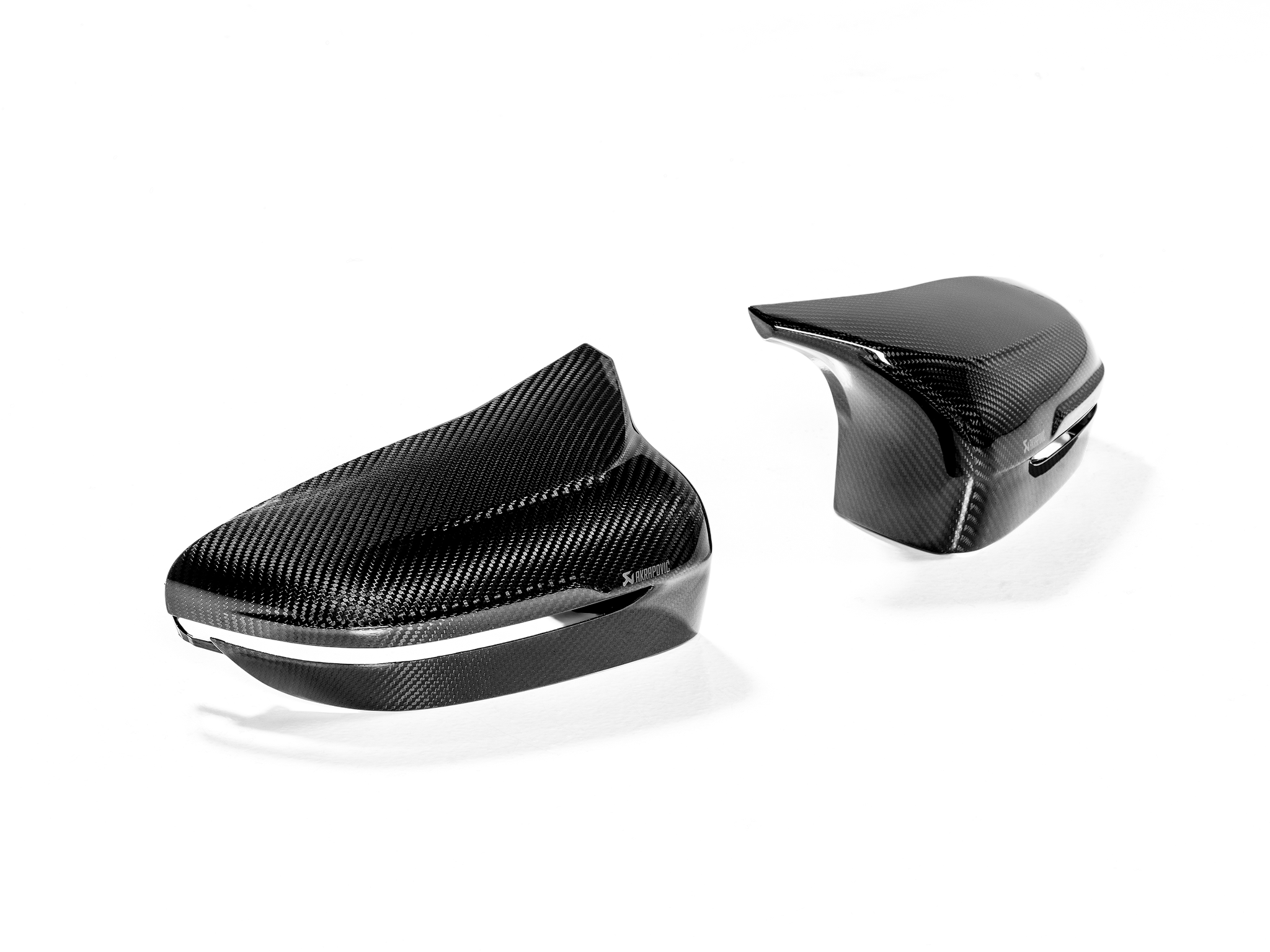 Akrapovic Carbon Fibre Mirror Cap Set - High Gloss - BMW M5 / M5 Competition (F90) 2023+ - WM-BM/CA/3/G - Revzone