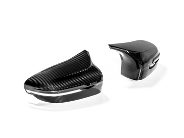 Akrapovic Carbon Fibre Mirror Cap Set - High Gloss - BMW M5 / M5 Competition (F90) / M8 / M8 Competition (F91, F92) / M8 / M8 Competition Gran Coupe (F93)