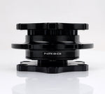 NRG Quick Release SFI SPEC 42.1 - Shiny Black Body / Shiny Black Ring - SRK-R200BK-BK