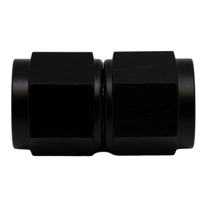 DeatschWerks 8AN Flare Female Swivel to 8AN Flare Female Swivel - Anodized Matte Black - 6-02-0210-B