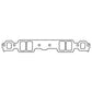 Cometic GM Gen1 SB V8 .060in Fiber Intake Mani Gskt-2.090in x 1.280in Rect. Race Ports-10 Pack - C5289