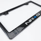 NRG Carbon License Plate Frame/ Fiber Poly Dip Finish Wet w/ NRG Logo - CARB-P200NRG