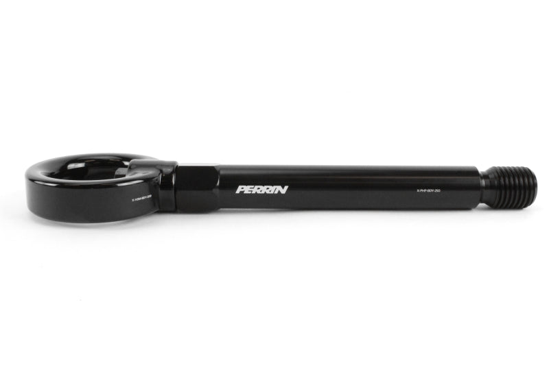 PERRIN 17-21 Honda Civic Si/Type R/Touring/Hatchback Tow Hook Kit Rear - Gloss Black - PHP-BDY-251GBK
