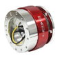 NRG Quick Release - Silver Body/ Red Chrome Ring - SRK-100RD