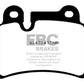 EBC 06-09 Volkswagen Touareg 3.6 (2 pin holes at top of backplate) Ultimax2 Rear Brake Pads - UD1277