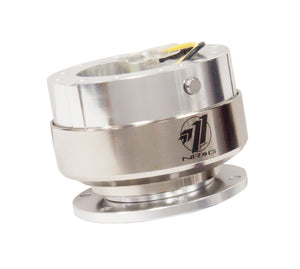 NRG Quick Release Gen 2.0 - Silver Shiny Body / Brushed Silver Ring - SRK-200SSL
