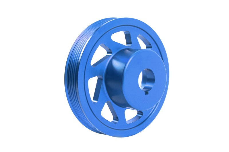 PERRIN 93-14 Subaru Impreza (Incl. 02-14 WRX) / 04-21 STI (w/o AC) Lightened Crank Pulley - Blue - PSP-ENG-102BL