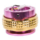 NRG Quick Release Kit - Pyramid Edition - Pink Body / Chrome Gold Pyramid Ring - SRK-210PK/CG
