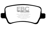 EBC 13-15 Land Rover LR2 2.0 Turbo Ultimax2 Rear Brake Pads - UD1307