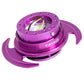 NRG Quick Release Kit Gen 3.0 - Purple Body / Purple Ring w/Handles - SRK-650PP