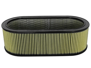 aFe MagnumFLOW Air Filters Round Racing PG7 A/F PG7 Oval Filter (18.13 x 7.25 x 6.0 w/EM) - 18-87001