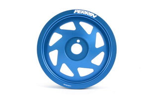 PERRIN 15-18 Subaru WRX / 13-20 BRZ / 14-18 FXT / 13-16 Crosstrek Lightened Crank Pulley - Blue - PSP-ENG-101BL