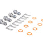 Goodridge 12-15 Honda Civic Si / 13-15 Acura ILX 2.4L (Lrg Disc) Stainless Steel Brake Line Kit - 20028