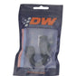 DeatschWerks 6AN Female Swivel 180-Degree Hose End PTFE (Incl Olive Insert) - Anodized Matte Black - 6-02-0853-B